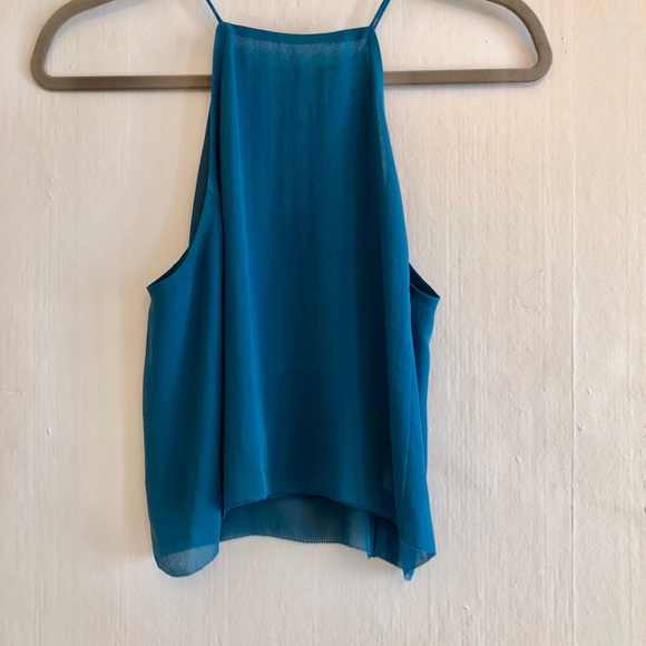 Aritzia Blue Rians Blouse - Picture 5 of 6